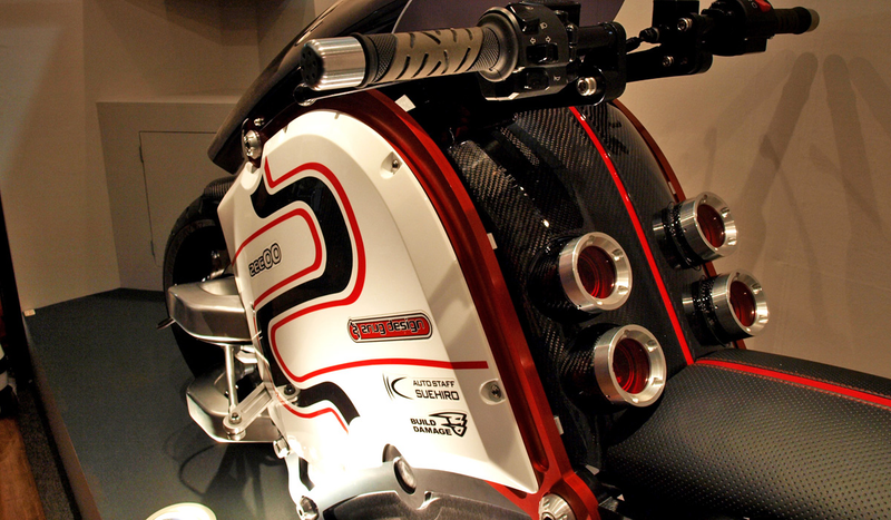 Illustration for article titled This Stunning Electric Bike Is Like a Jet Fighter On Two Wheels